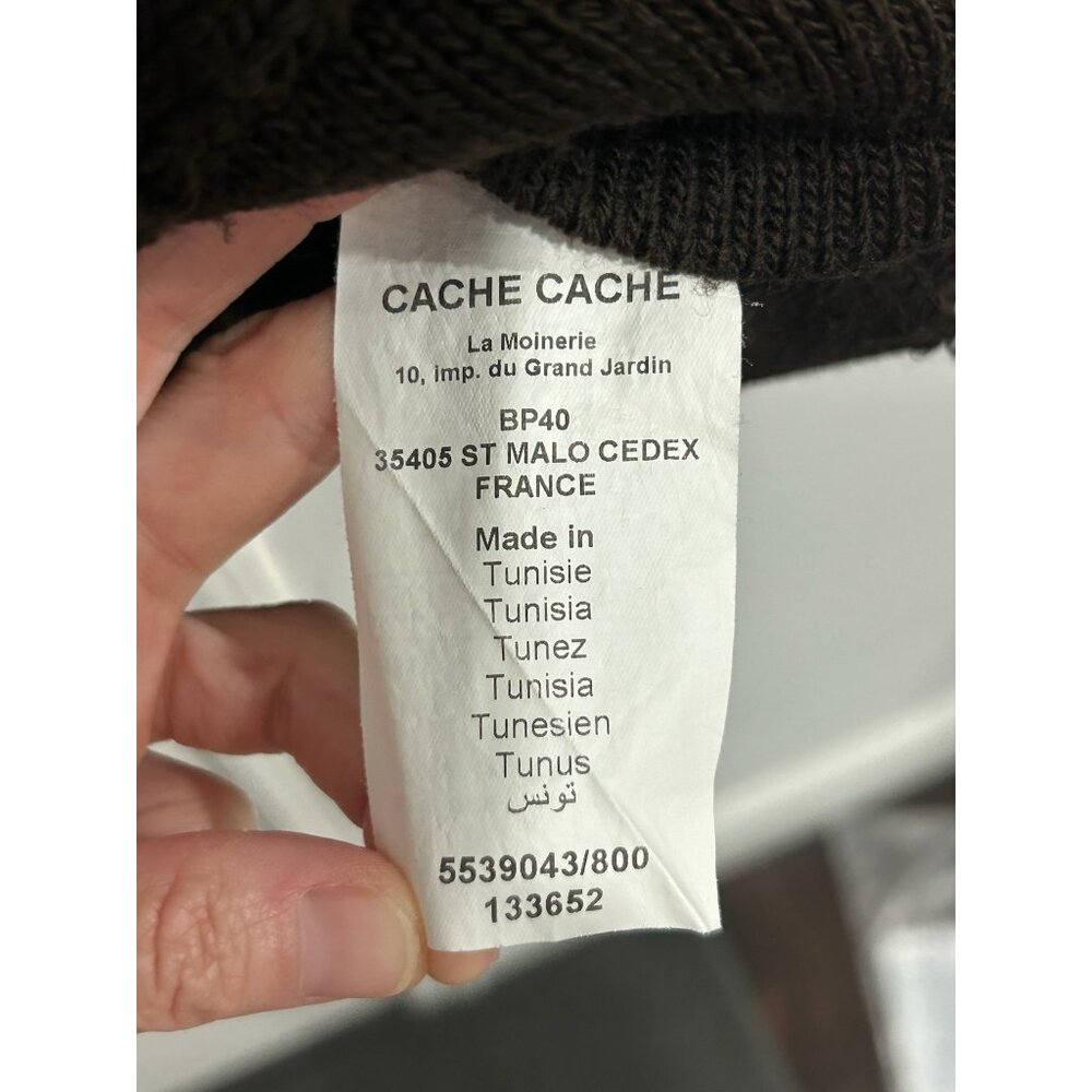 Cache Cache Cowl Neck Layered Pullover Sweater Br… - image 7